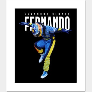 fernando alonso dance Posters and Art